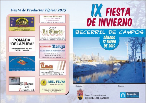 IX Fiesta de invierno portada folleto